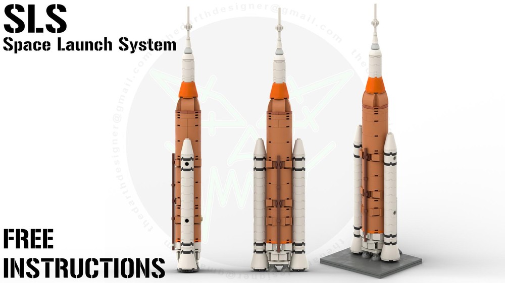 Lego NASA | SLS | Space Launch System - 1:300