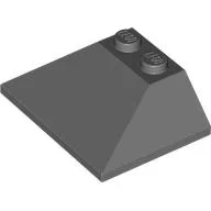 Brick Sloped 45° 3 x 4 Double / 33° / Dark Bluish Gray