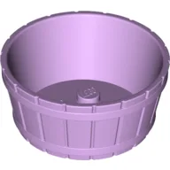 Barrel Half Large with Axle Hole / Lavender