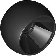 Wheel Smooth 24 x 14mm with Pin Hole / Black