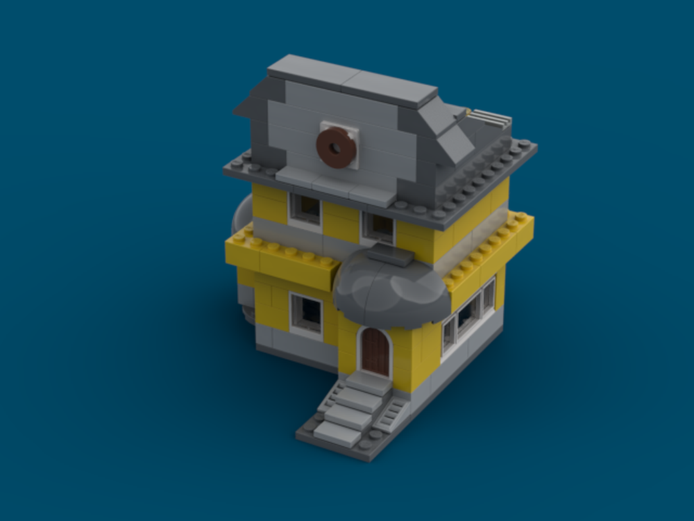 Lego Small yellow town house 1