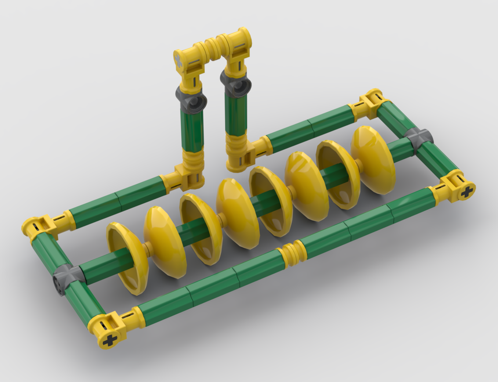 Lego Simple Disc Harrow for Single Axle Tractor #5