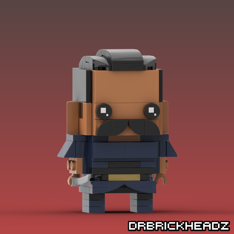 Lego Cyan Garamonde (Final Fantasy VI) Brickheadz