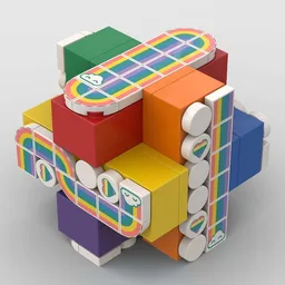 KongMing Lock + Rainbow Numbers 2x6