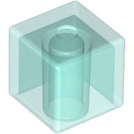 Lego Minifig Head Special, Cube [Plain] / Black