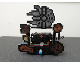 Millennium-Falcon: 8-Bit Interactive Asteroid Field