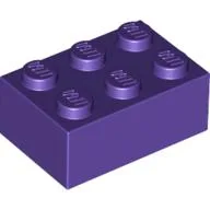 Brick 2 x 3 / Dark Purple
