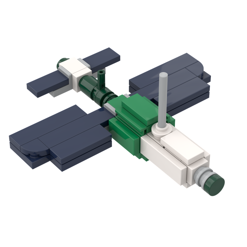 Lego Salyut 2 (1:220 scale - as ISS)