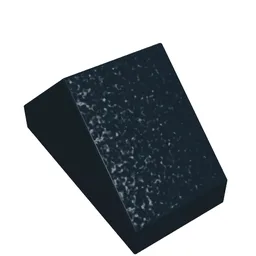 Brick Sloped 45° 2 x 1 Double with Ovoid Bottom Pin / Black