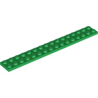 Plate 2 x 16 / Green
