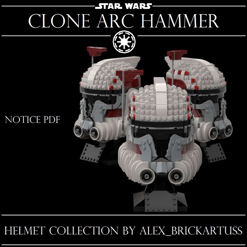 Lego Helmet Clone Arc Hammer