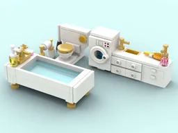 Furnished bathroom