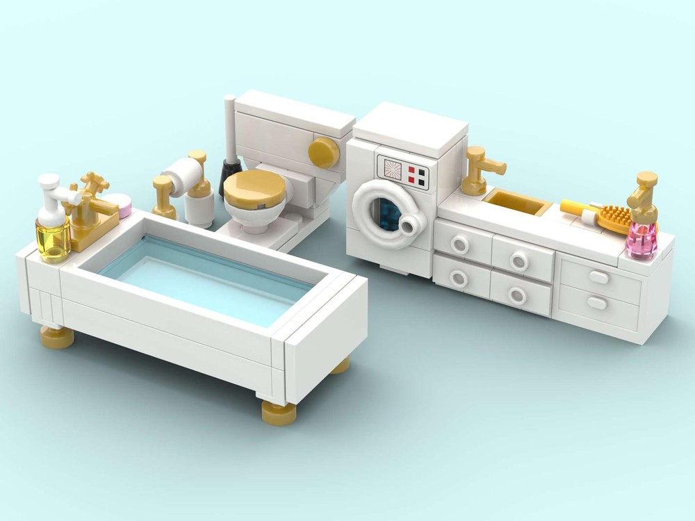 Lego Furnished bathroom