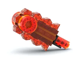 Up-Scaled Trans-Orange Chainsaw