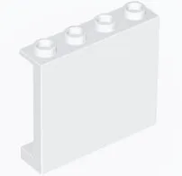 Panel 1 x 4 x 3 [Side Supports / Hollow Studs]