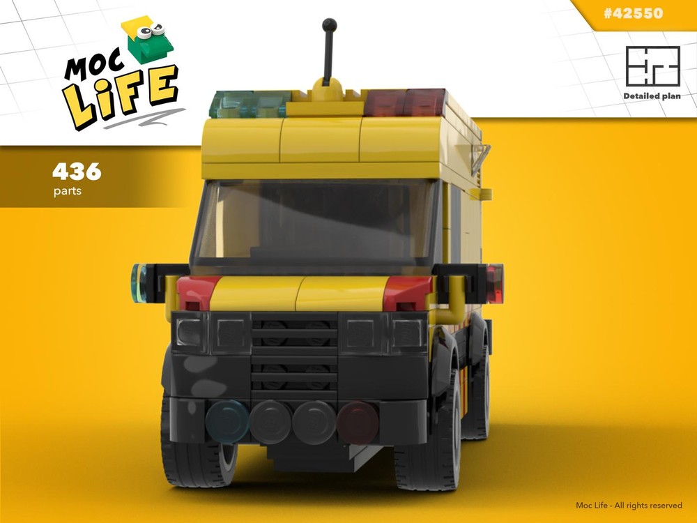 Lego Mercedes Sprinter Hungarian Ambulance