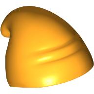 Lego Hat Gnome - Pointing Backwards / Bright Light Orange