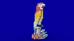 11032 Rainbow parrot
