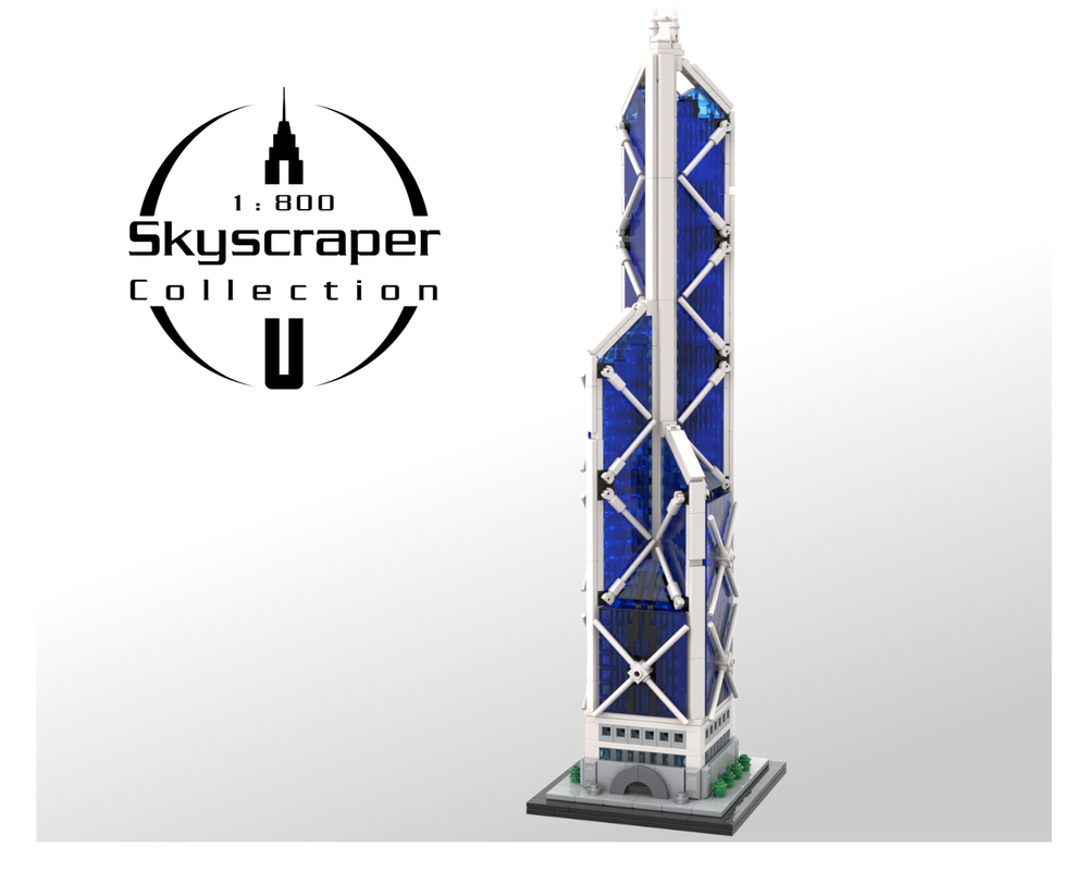 Lego Bank of China Tower 1:800 Scale