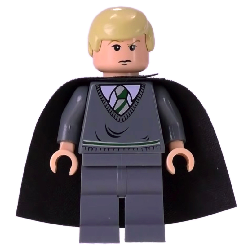 Lego Draco Malfoy, Slytherin Sweater, Cape