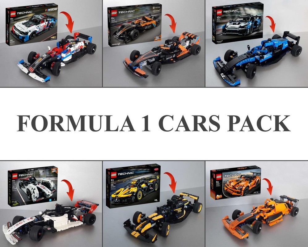 Lego Formula 1 cars pack