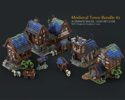 Medieval Town Bundle #2