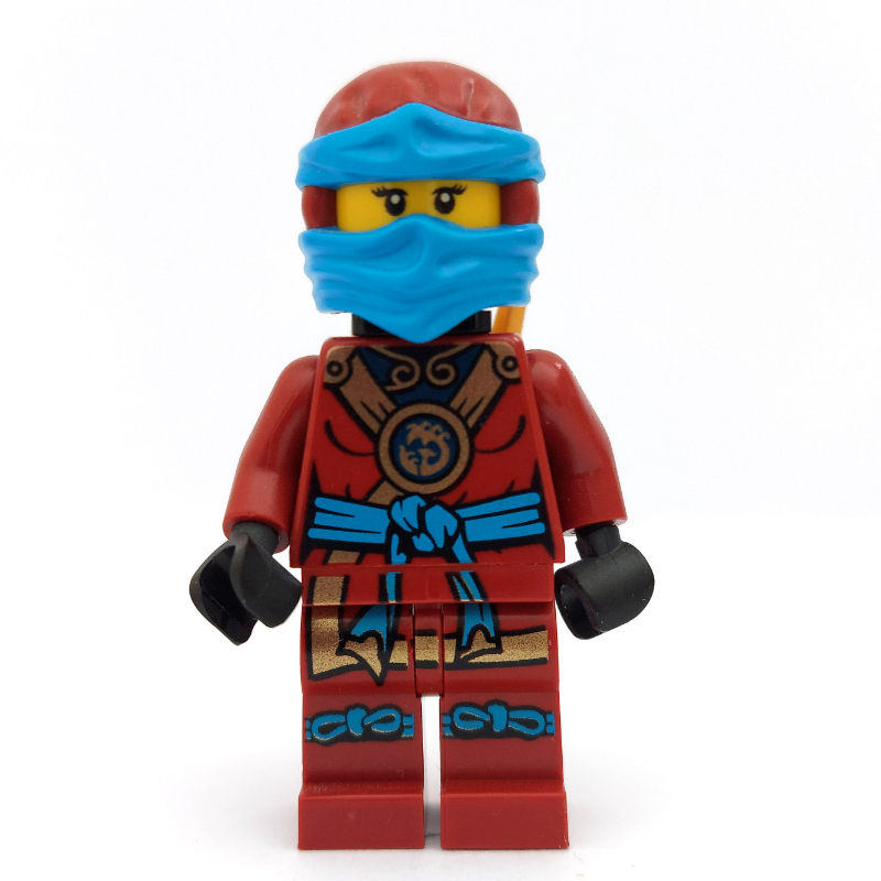 Lego Nya with Neck Bracket and Tile with Clip