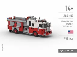 FDNY - New York - Engine 34 Hell's Kitchen