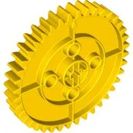 Duplo Technic Gear 6 x 6, 40 Tooth / Yellow