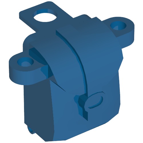 Lego Minifig Neckwear Backpack [Opening] / Blue