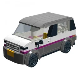 custom legocity minivan