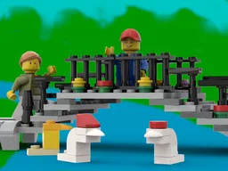 31050 Curved bridge
