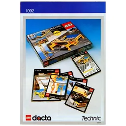 Activity Booklet - Parts Tray Organizer Card - Set 1092 / [No Color/Any Color]