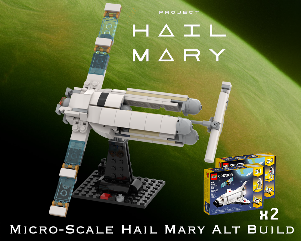 Lego Micro-Scale Hail Mary - Project Hail Mary