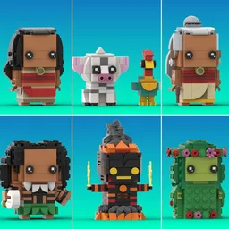 "Moana" Brickheadz Collection