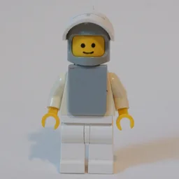Knight (Yellow Castle) - White with Visor