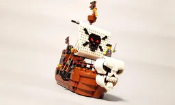 Skull Pirates Ship 10281 + 31109