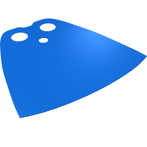 Lego Neckwear Cape, Standard [Traditional Starched Fabric] / Blue