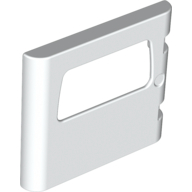 Lego Duplo Door / Window with Rounded Sides / White