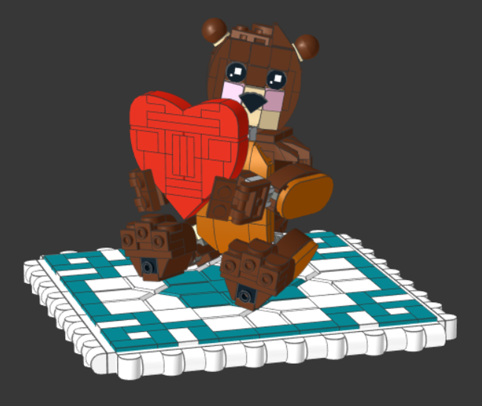 Lego Bear in Love
