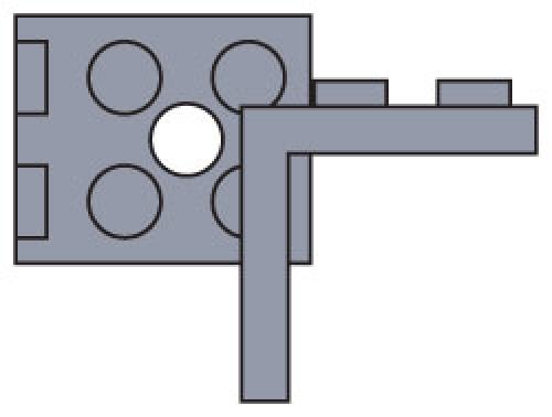 Lego 2 x 2 Angle Plate (Pack of 25)