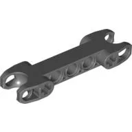 Technic Axle and Pin Connector 2 x 7 with Two Ball Joint Sockets [Squared Ends] / Dark Bluish Gray