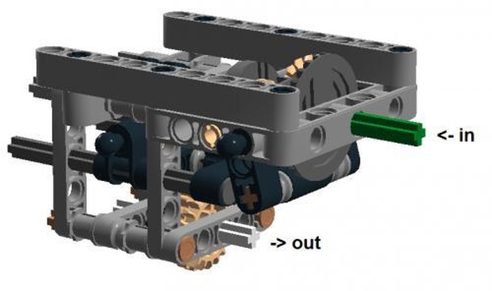 Lego OneWay2spdAutomaticDownGearBox