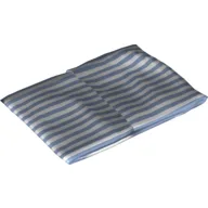 Duplo Sleeping Bag with Blue Stripes Print / White