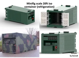 PLS v1 20ft iso container refrigeration (reefer)