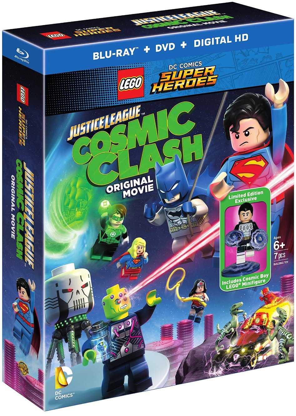 Lego DC Comics Super Heroes: Justice League: Cosmic Clash (Blu-ray + DVD + Digital)