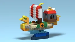 BYGGLEK Viking Longship