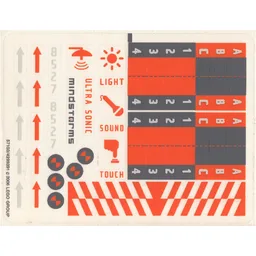 Sticker Sheet for Set 8527-1 / [No Color/Any Color]