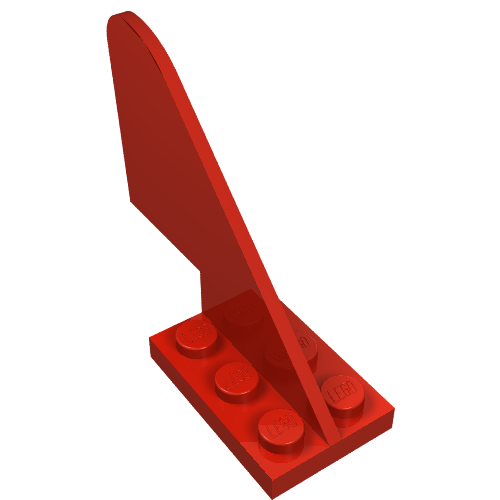 Lego Tail Old / Red