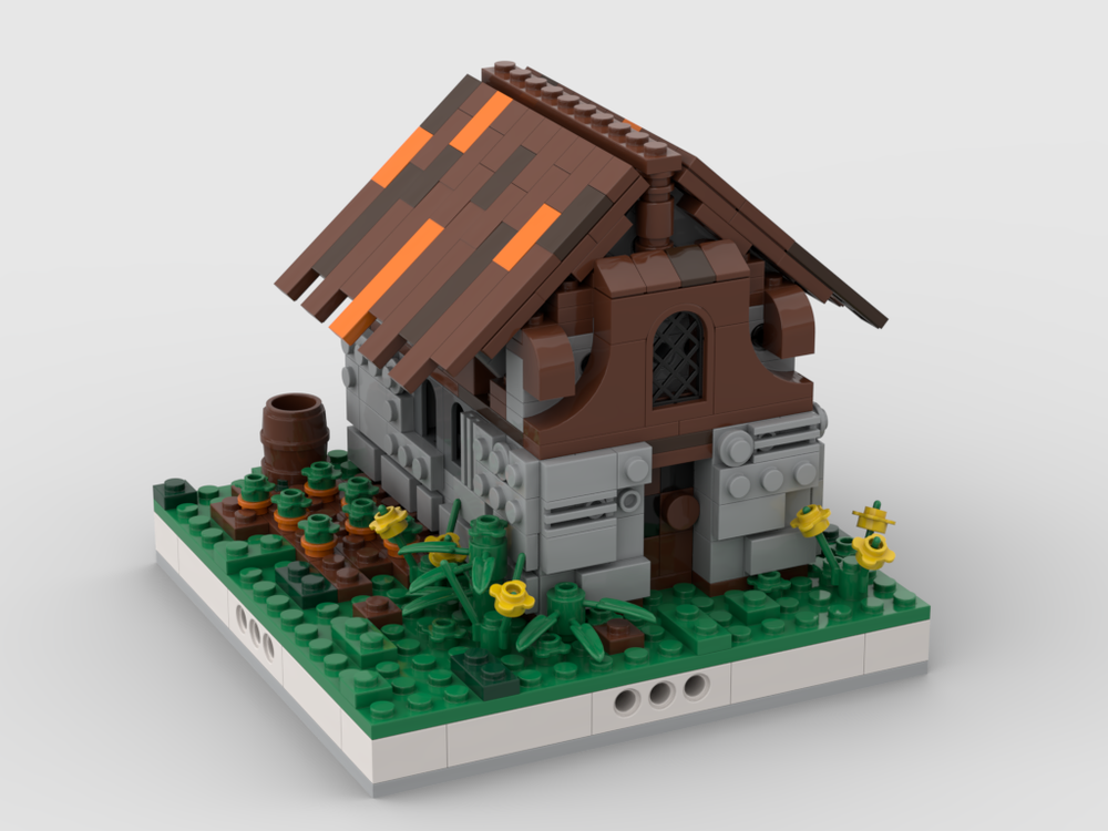 Lego Farm House for a Modular Village #2